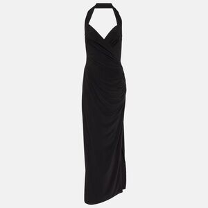 Norma Kamali Black Halterneck Dress